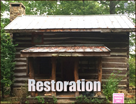 Historic Log Cabin Restoration  Coolville, Ohio